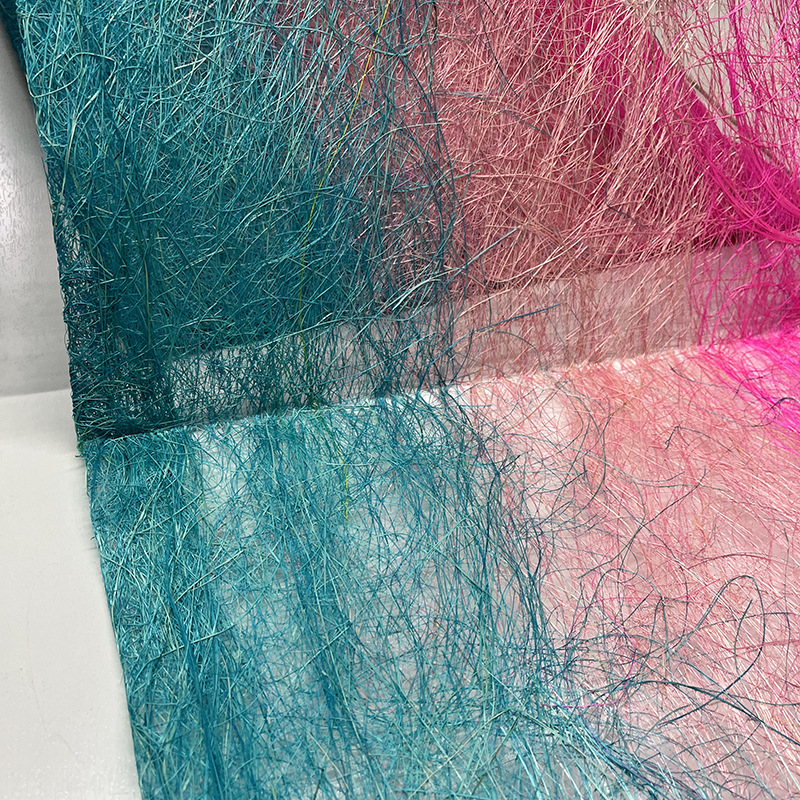 handmade linen cloth plant weaving craft cloth lampshade decoration diy crafts grid messy linen textile linen cloth