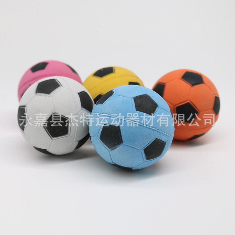 Cross-border explosions 6cm natural rubber foam elastic ball pet dog bite ball throw training toy ball