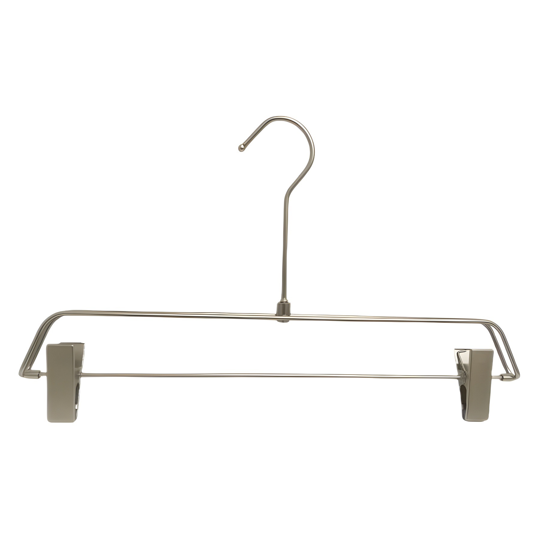 High-End Metal Long Hook Trouser Rack Clothing Store Removable Iron Clothes Hanger Men's and Women's Trousers and Jeans Rack Skirt Clip Non-Slip
