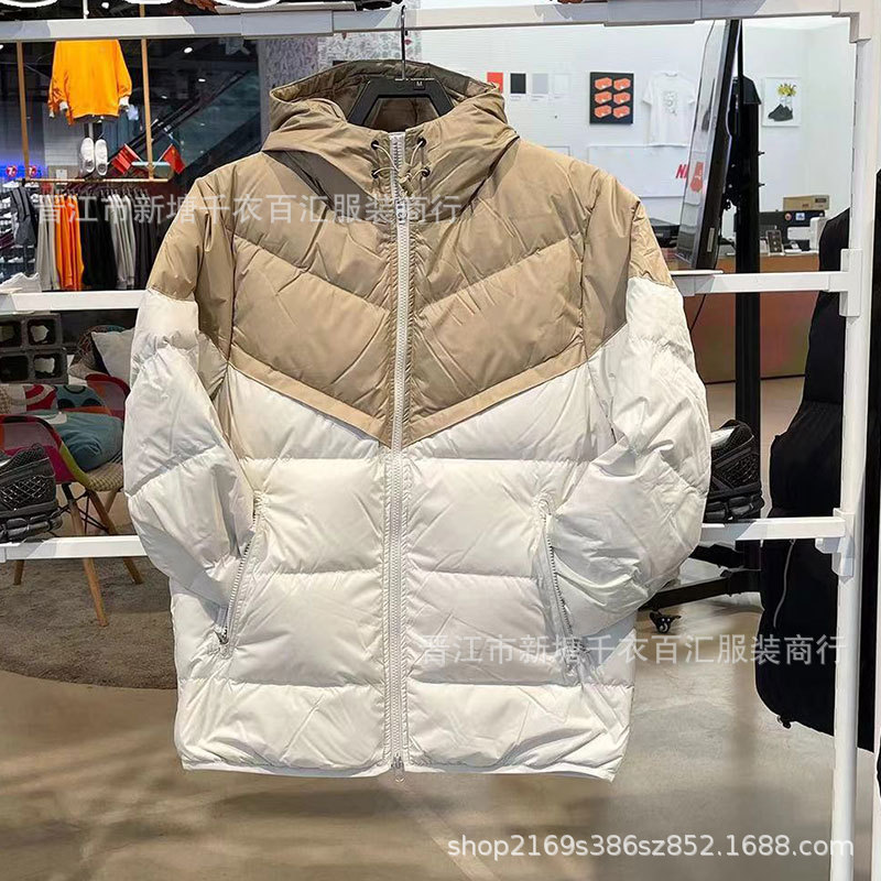 Новинка оптовой торговли, мужская куртка с капюшоном, спортивная одежда, теплая хлопковая куртка, зимняя хлопковая куртка Fb8178