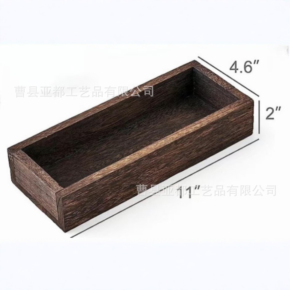 Декоративный поднос для стола из стеклянной банки, свадебные аксессуары, деревянная коробка