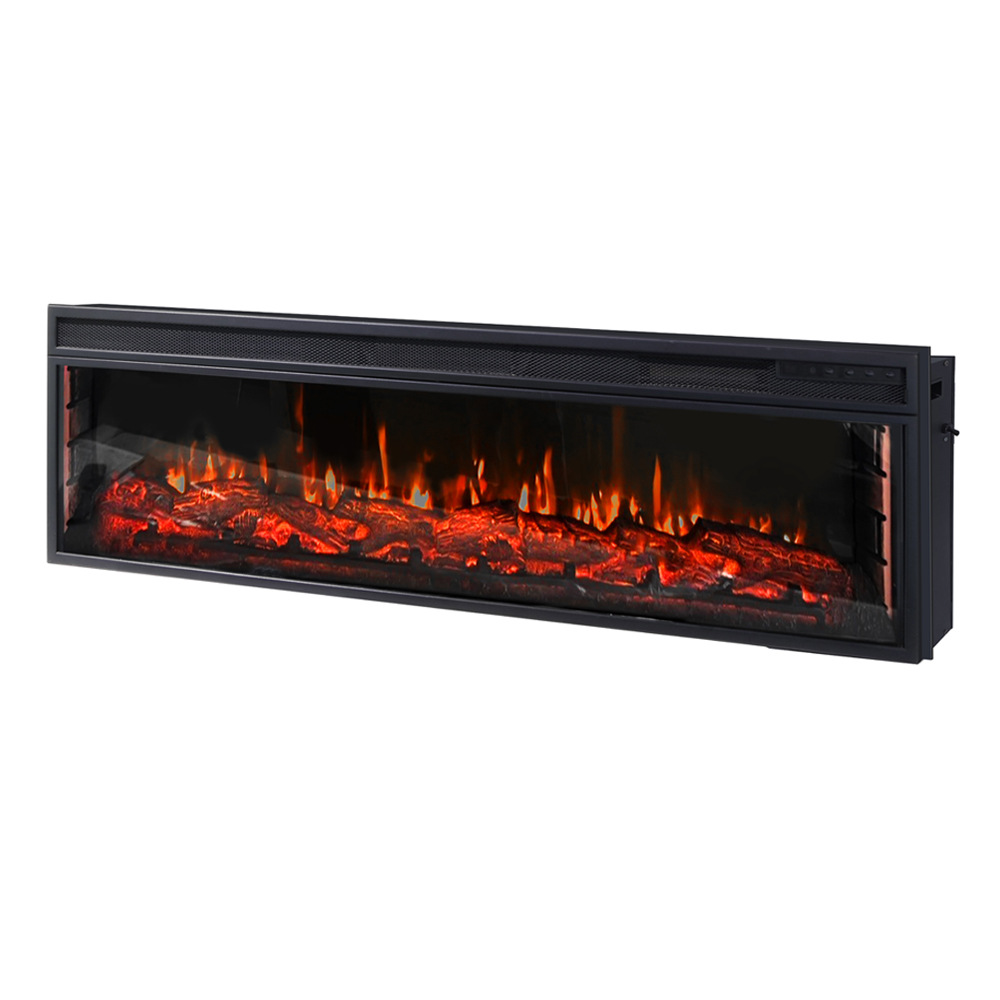 Cross-Border American-Style Fireplace Decorative Cabinet Heater Household Wood Simulation Flame Fireplace Core Embedded Electronic Fireplace