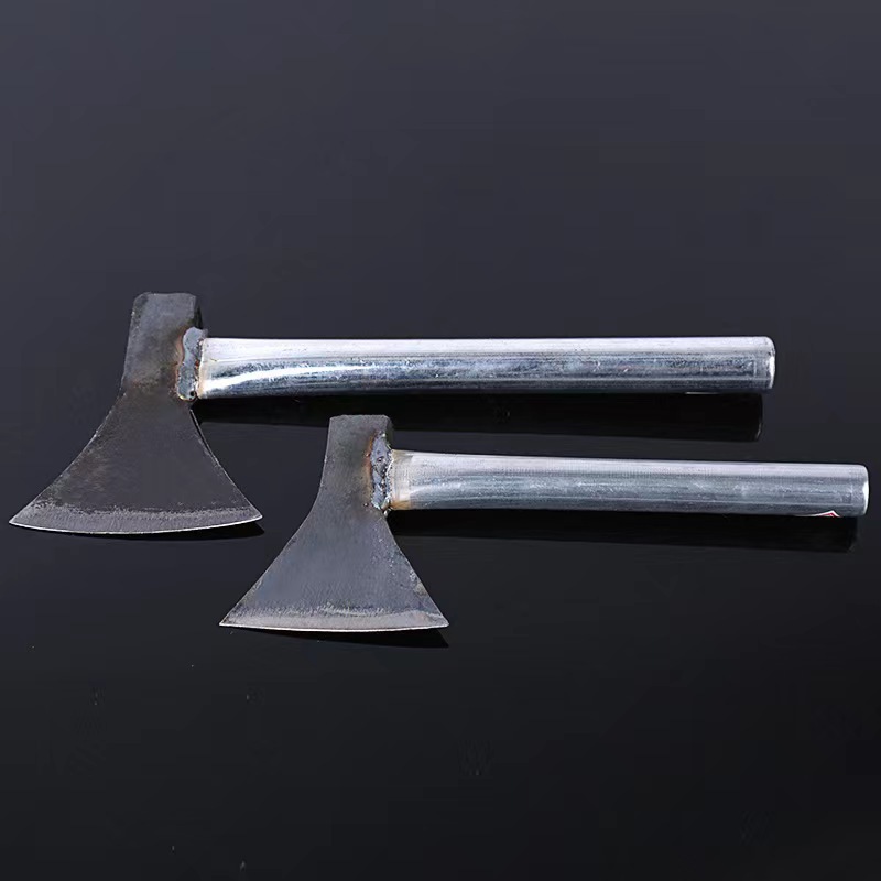 Iron axe household axe outdoor axe woodworking axe iron handle welding axe household axe