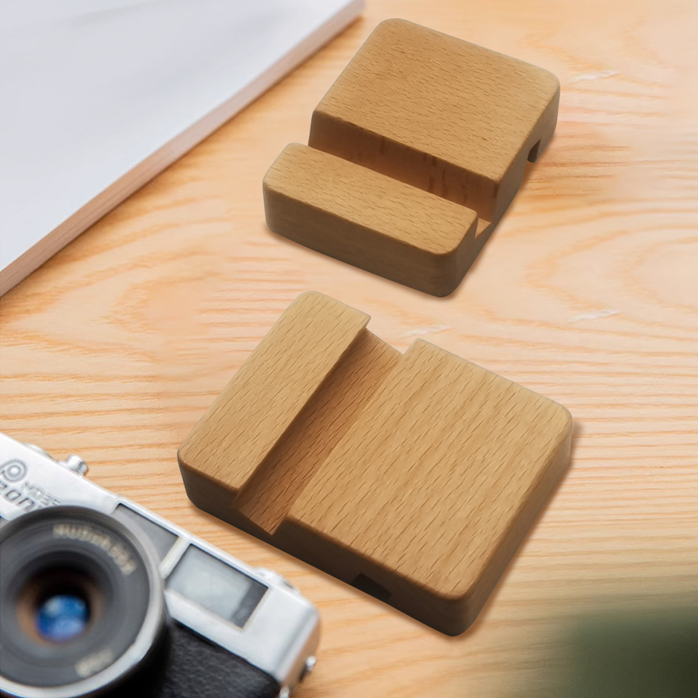 Держатель для мобильного телефона из бука планшетная база черный орех один и два слота поддерживает печать логотипа