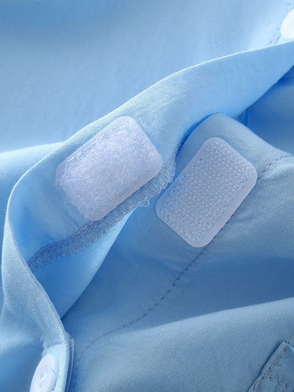 Children's artificial cotton pajamas hospital gown one-piece convenient wear and take-off nursing clothing fracture bed care cotton silk top