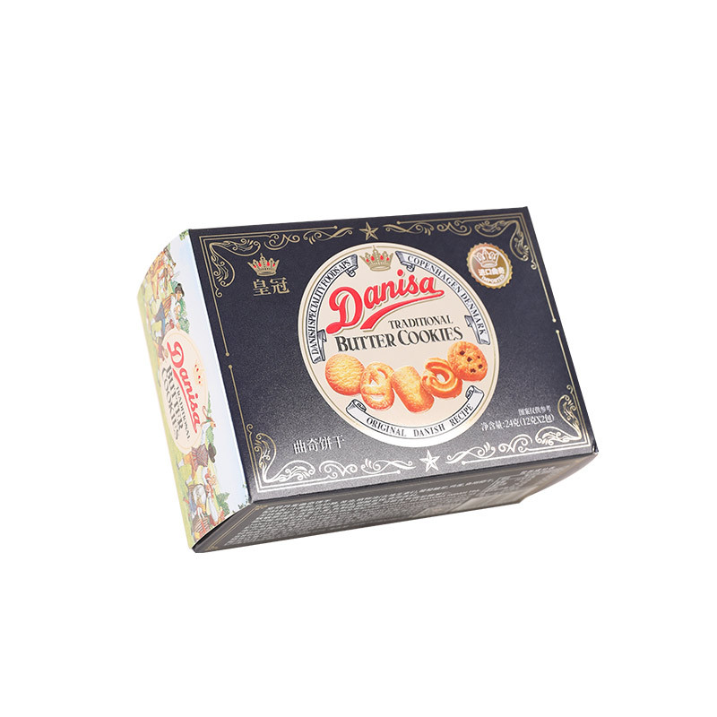 Crown Danish Cookies Boxed Festive Accompanying Gift Engagement Wedding Cake Return Gift Leisure Snacks Snacks