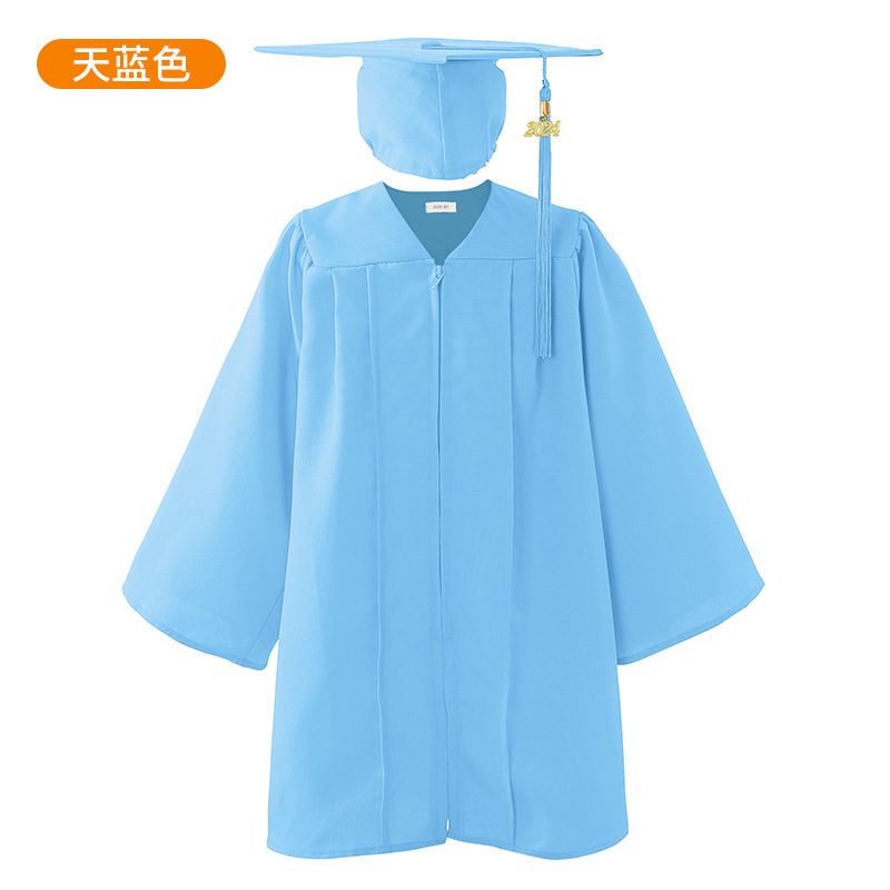 2025 Doctor's Clothing Children's Bachelor's Clothing Kindergarten Suit Children's Doctor's Clothing Performance Clothing Graduation Photo Dress