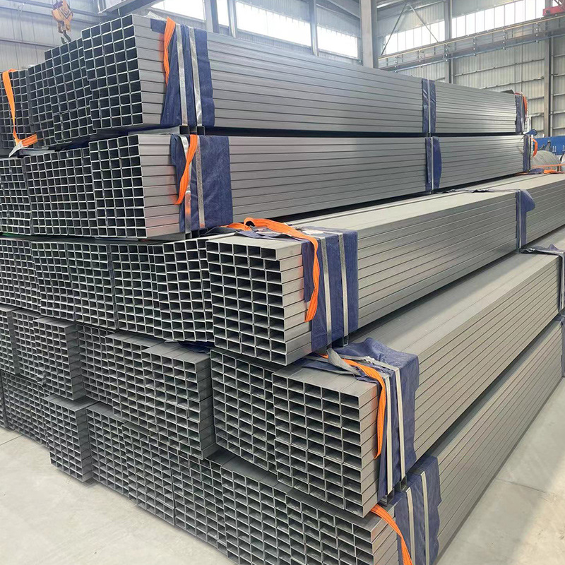 in stock zinc aluminum magnesium square tube S350 photovoltaic sunshine room square tube zinc aluminum magnesium square rectangular tube manufacturers wholesale