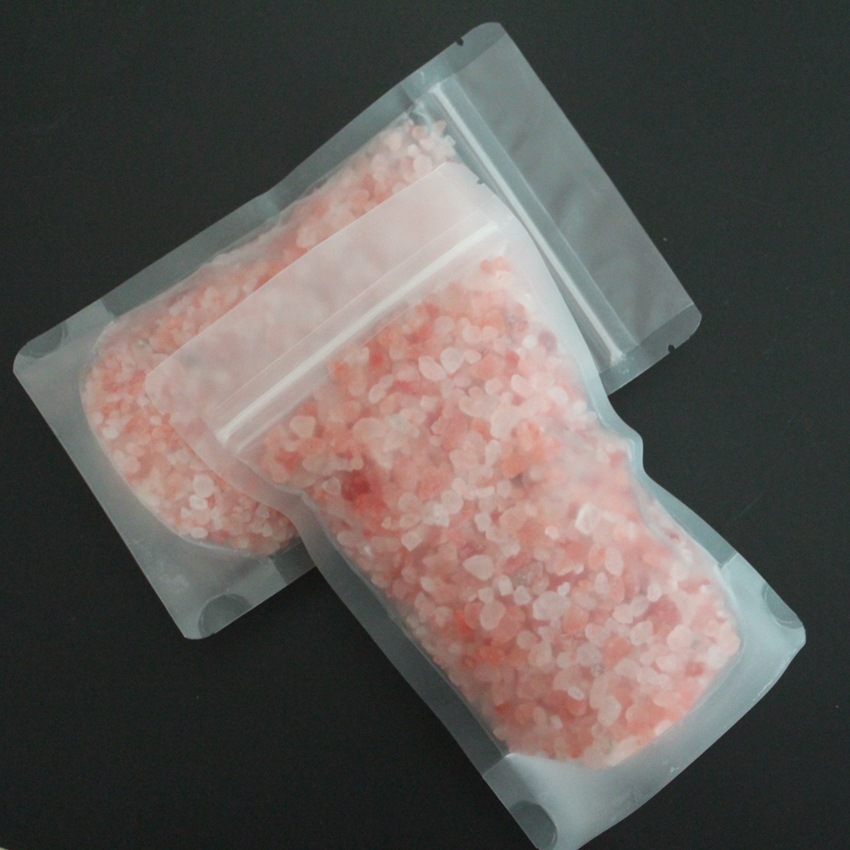 Himalayan 2-5mm Rose Pigeon Blood Red Crystal Salt Foot Bath Sauna Hot Compress Bath Salt Sand Aromatherapy Salt Block Red Salt