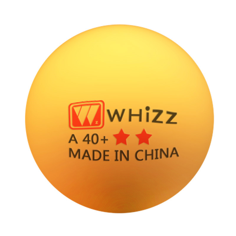 Weiqiang National Standard Two-Star Training Samsung Table Tennis Abs New Material 40+ Seamless Yellow and White Table Tennis Wholesale Dropshipping