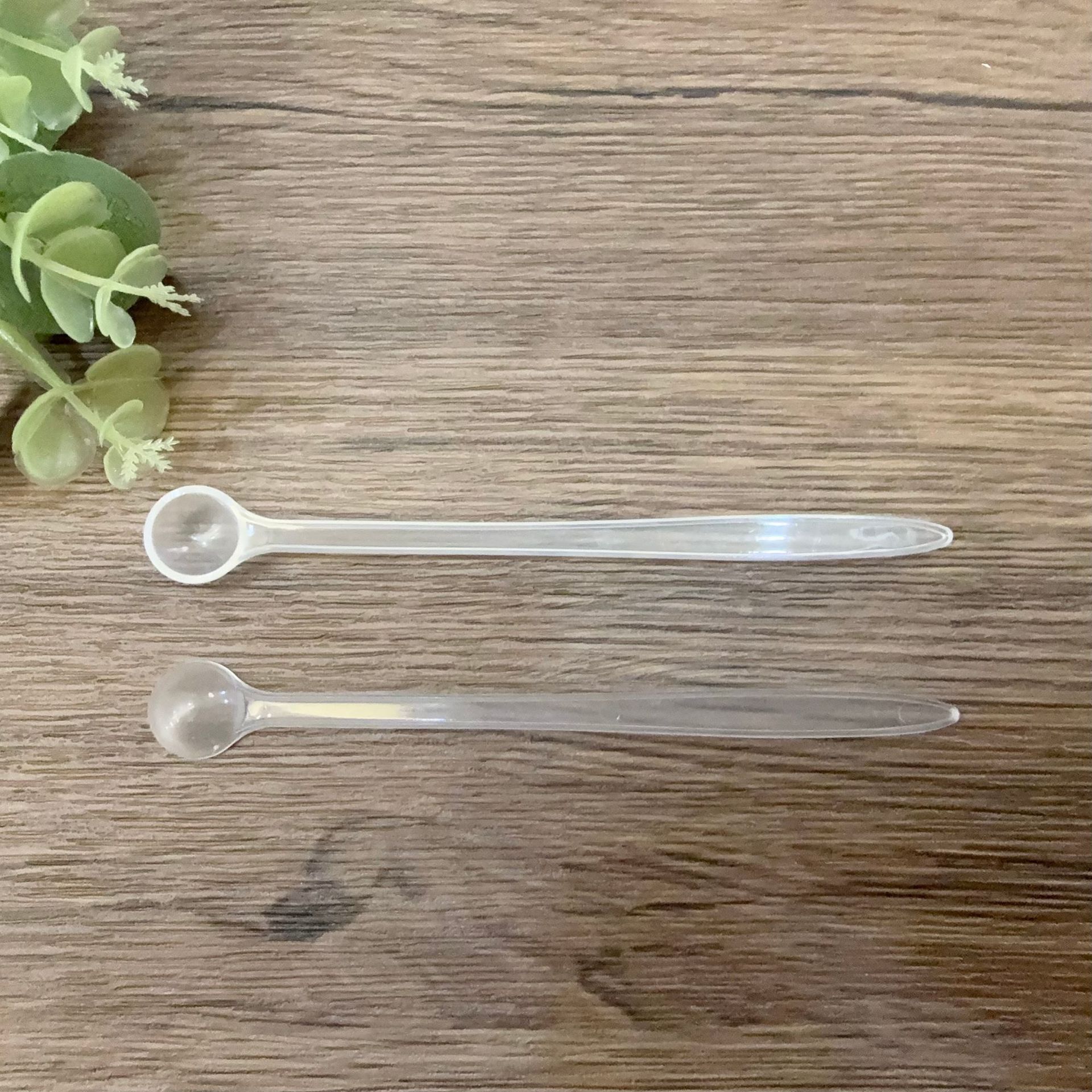 0.25g 0.5ml Long-Handled Pp Toy Spoon Small Medicine Powder Spoon Zy11034 Special for Medicine Powder