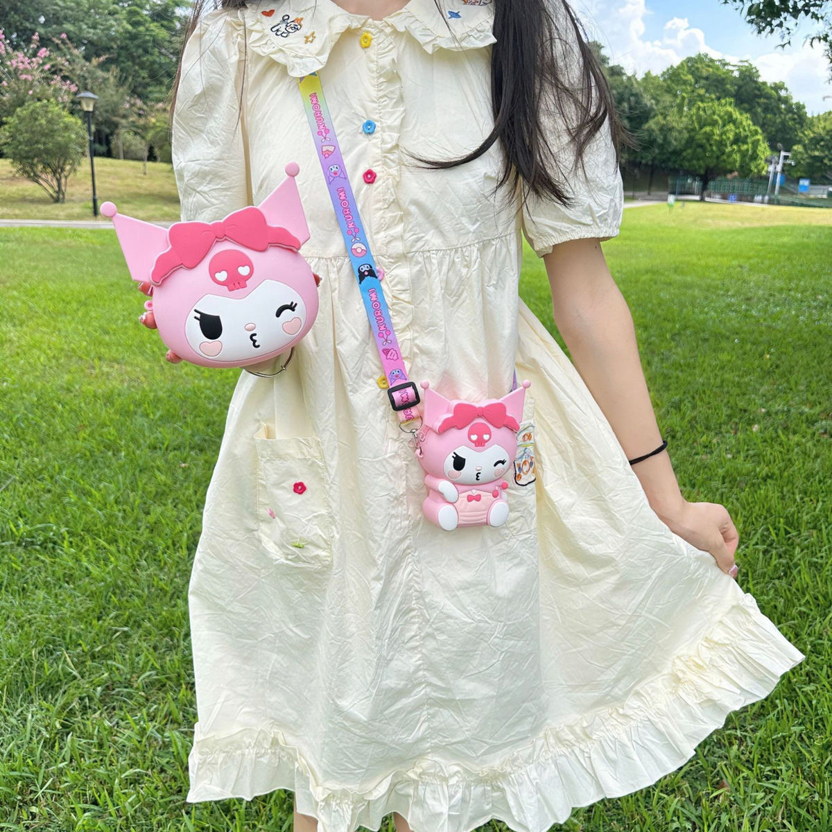 Popular Kuromi Silicone Bag, Cute Mini Bag, Fashionable Children's Bag, Girl's Bag, Student Coin Purse Manufacturer