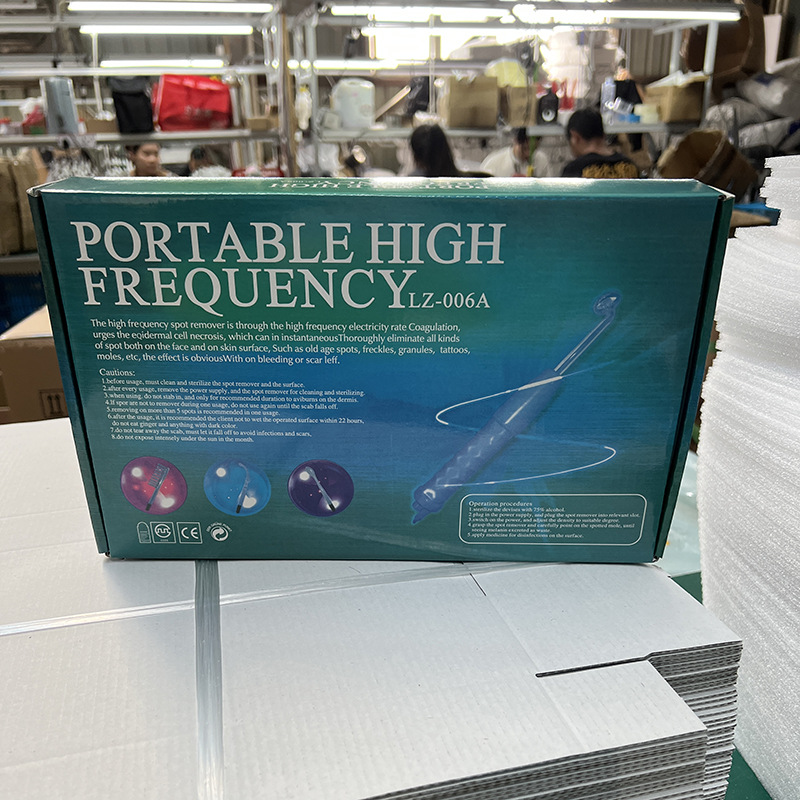 Cross-border High-frequency Body Electrotherapy Instrument Portable High-frequency Electrotherapy Stick Electrotherapy Comb Anti-acne Instrument Micro-current Beauty Instrument