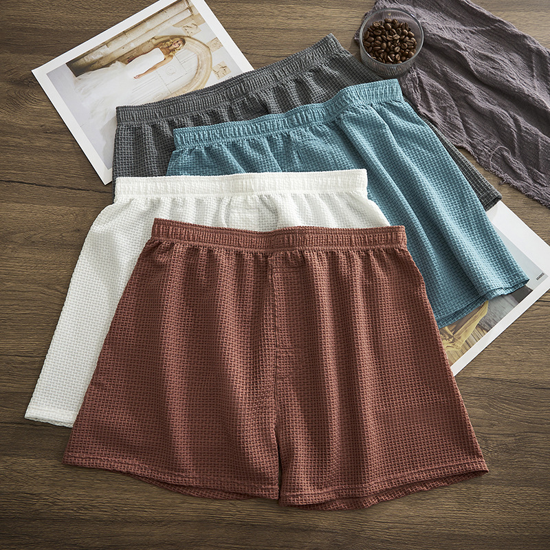 Nylon Ice Silk Aro Pants Summer Ultra-thin Breathable Ice Silk Mesh Men's Underwear Loose plus size Men's Boxer Pants