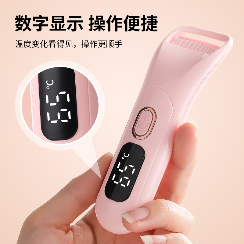 Digital Display Electric Eyelash Curler Rechargeable Female Electric Eyelash Curler Electric Eyelash Curler Artifact