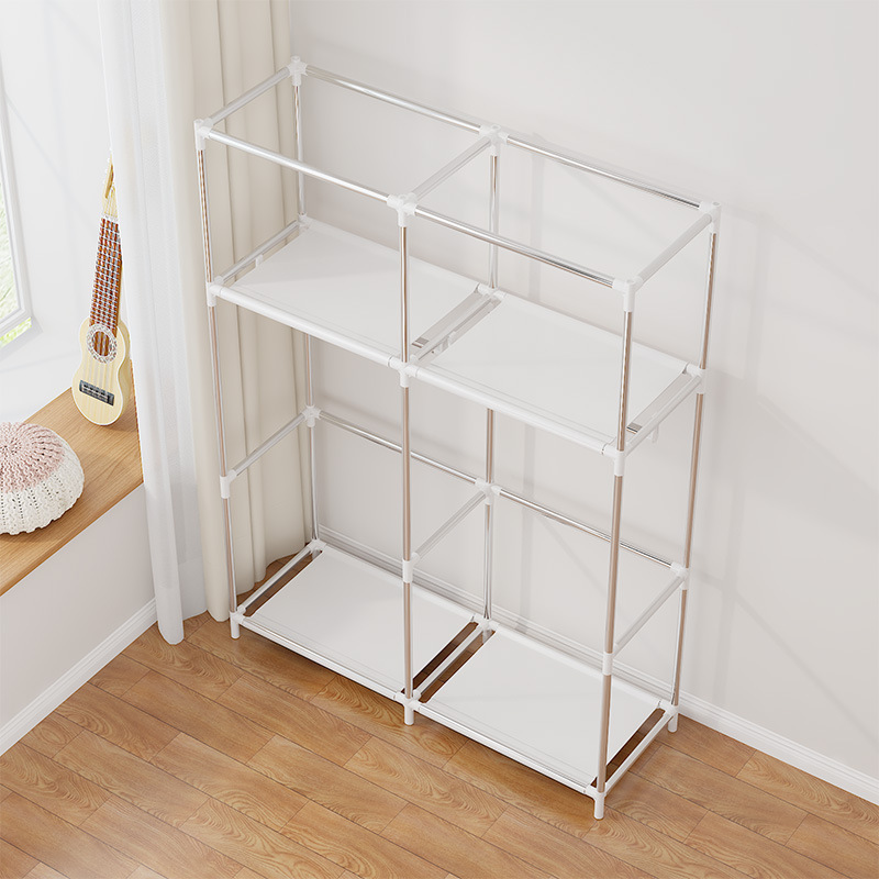 Multifunctional Dustproof Non-woven Wardrobe Home Bedroom Simple Clothes Cabinet Assembly SHEIN/TEMU Domestic Daifa
