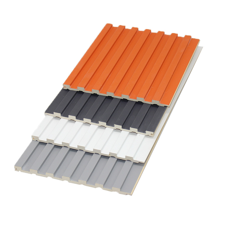 SOURCE Factory undertakes foreign trade orders wood plastic solid grid background wall bamboo fiber wall panel