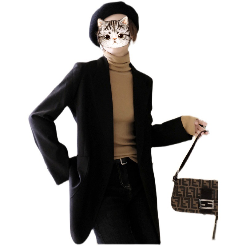 Korean style plus size women's suit jacket female 2023 spring and autumn senior fried street slimming suit [2316 in stock]]