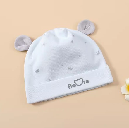 Newborn spring and autumn baby hat 0-3 months small hat newborn baby boneless fetal hat autumn cotton pullover hat