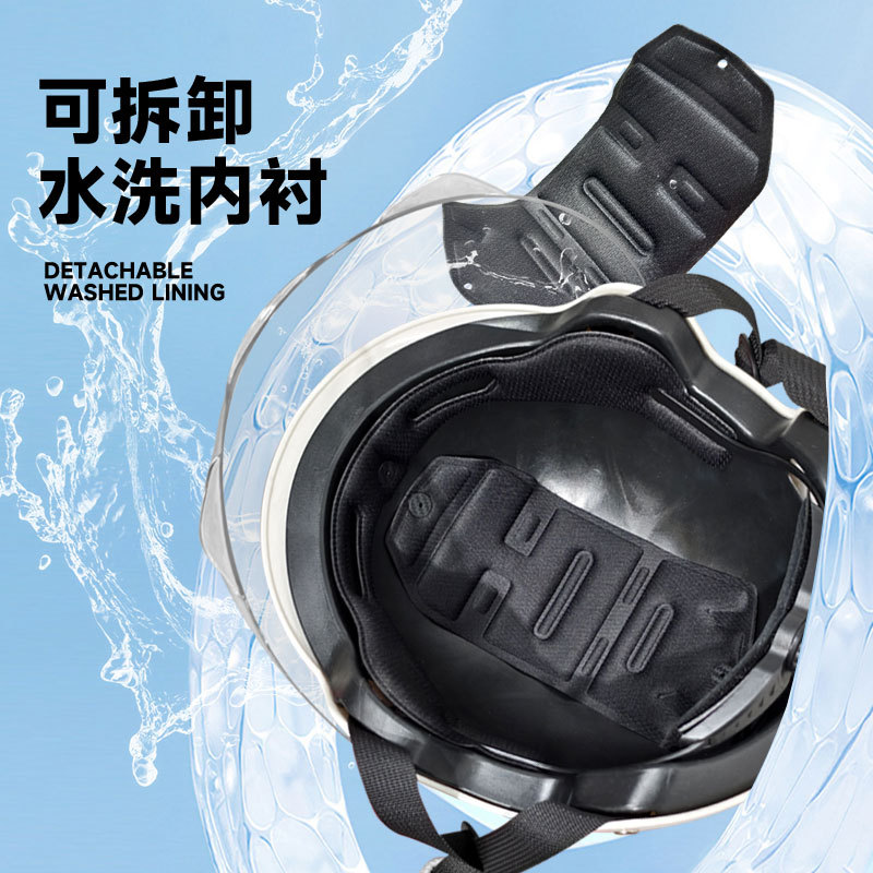 3C certified new national standard electric car motorcycle women's summer battery car half helmet Men's Four Seasons universal safety helmet