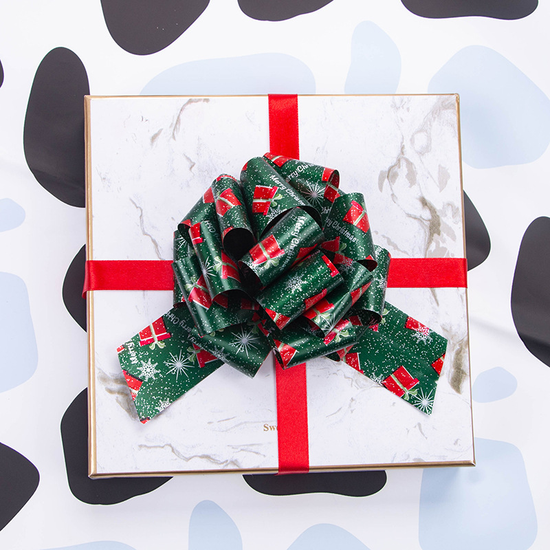 in stock Christmas ball flower suit 12 mixed snowflake elk Christmas tree flower gift packaging supplies