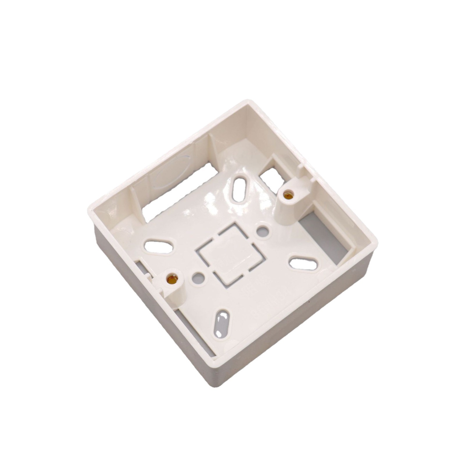 PVC Flame Retardant 86 New Material Surface-mounted Junction Box Home Decoration Wall Switch Bottom Box Exposed Bottom Box Open Wire Box