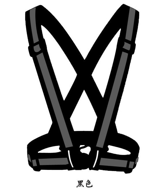 Отражающий жилет для активного отдыха безопасность на дороге ночной бег