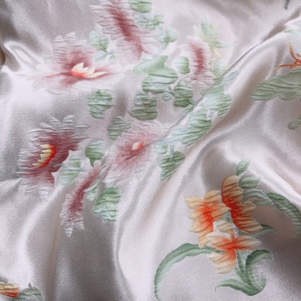 [factory direct] 140 door positioning printing crown music crepe processing flexible wholesale