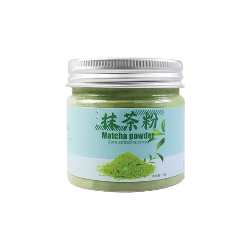 Natural pure matcha powder sugar-free private baking special instant drink fitness soaking water flushing raw materials