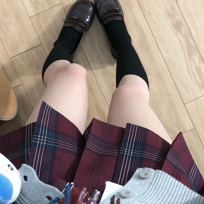 Юбка JK, стиль колледжа, высокая талия, весна и лето