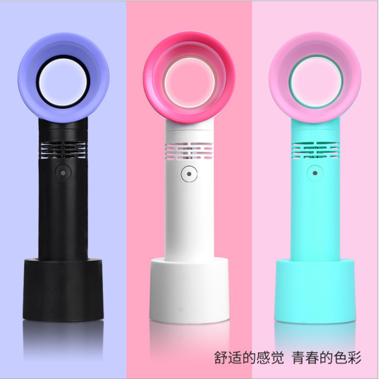 Source factory in stock zero9 handheld bladeless fan usb rechargeable desktop small fan mini portable eyelash fan