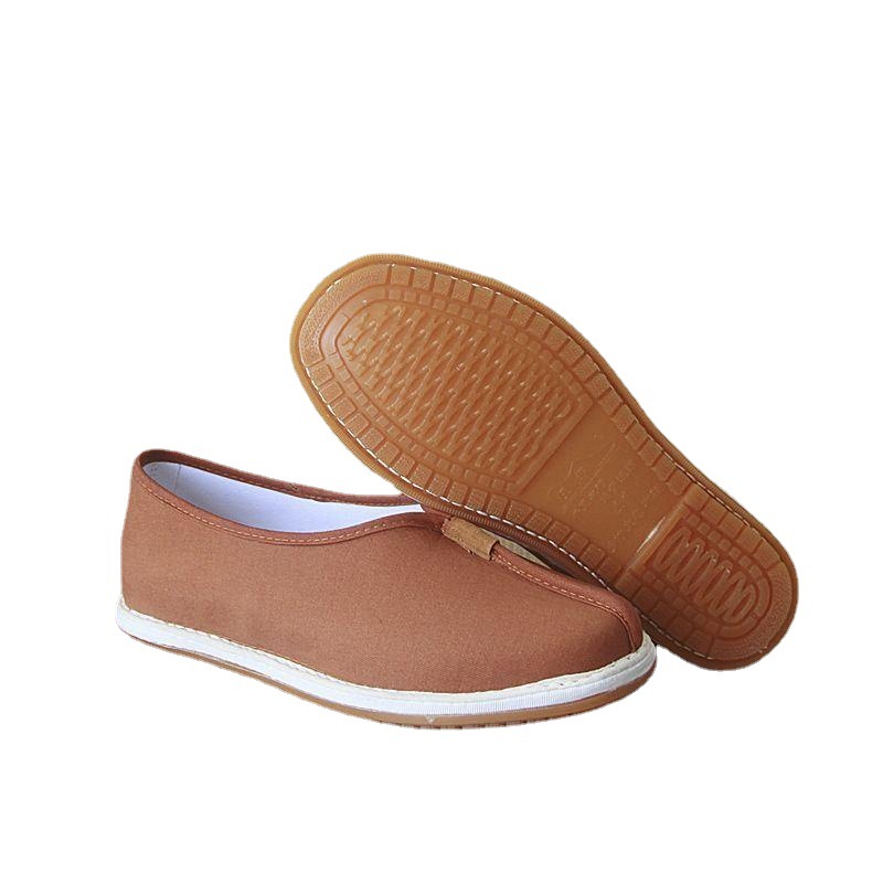 Chinese Style Old Beijing Lasagna Cloth Shoes Men's Low-top Shoes Monk Shoes