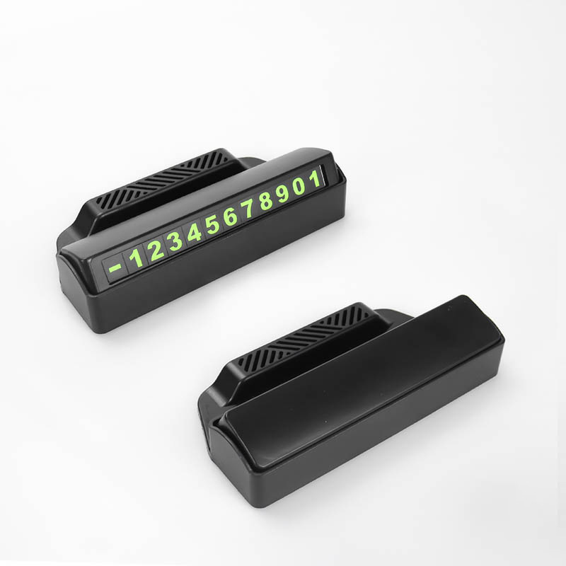 Multi-functional hidden with bracket with aromatherapy temporary parking number plate moving car card can be used as advertising gifts