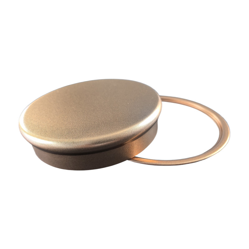 Factory direct supply 99 tinplate big lid three-piece plastic lid tea milk powder rice flour tea medicine candy jar