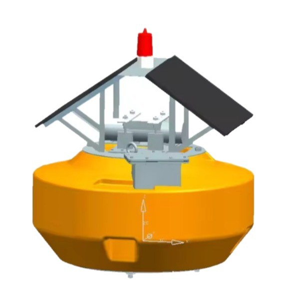 Water Quality Monitoring Buoy, Solar Powered Ultra-Long Battery Life Iot Data Monitoring Water Temperature Turbidity Conductivity