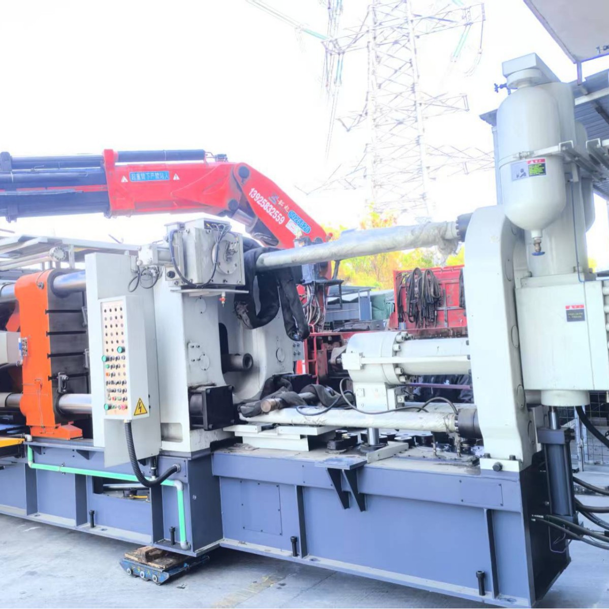 Die Casting Machine Low Price Transfer Force 800 Tons New Die Casting Machine Cold Die Casting Machine Cold Chamber Aluminum Die Casting Machine