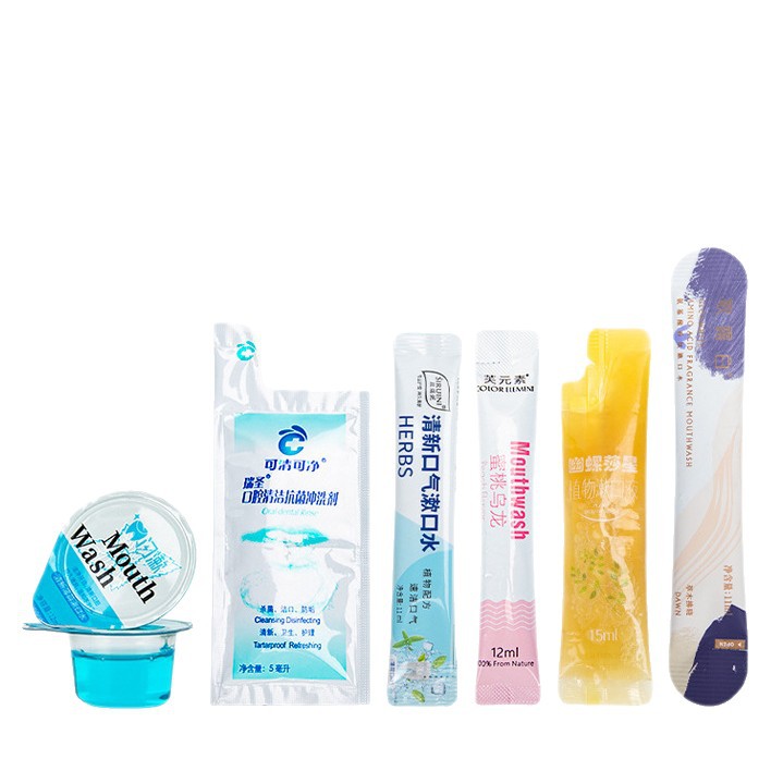 Customized Strip-Packed Mouthwash, Portable Disposable Mouthwash, Oem Bagged Mouthwash, Mouthwash Liquid, Oem Manufacturer