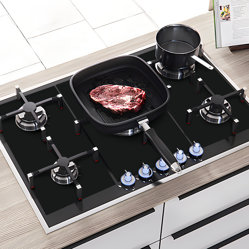 Teflon Stove Mat Outdoor Teflon Barbecue Mat High Temperature Washable Oil-proof Anti-fouling Gas Stove Cleaning Mat