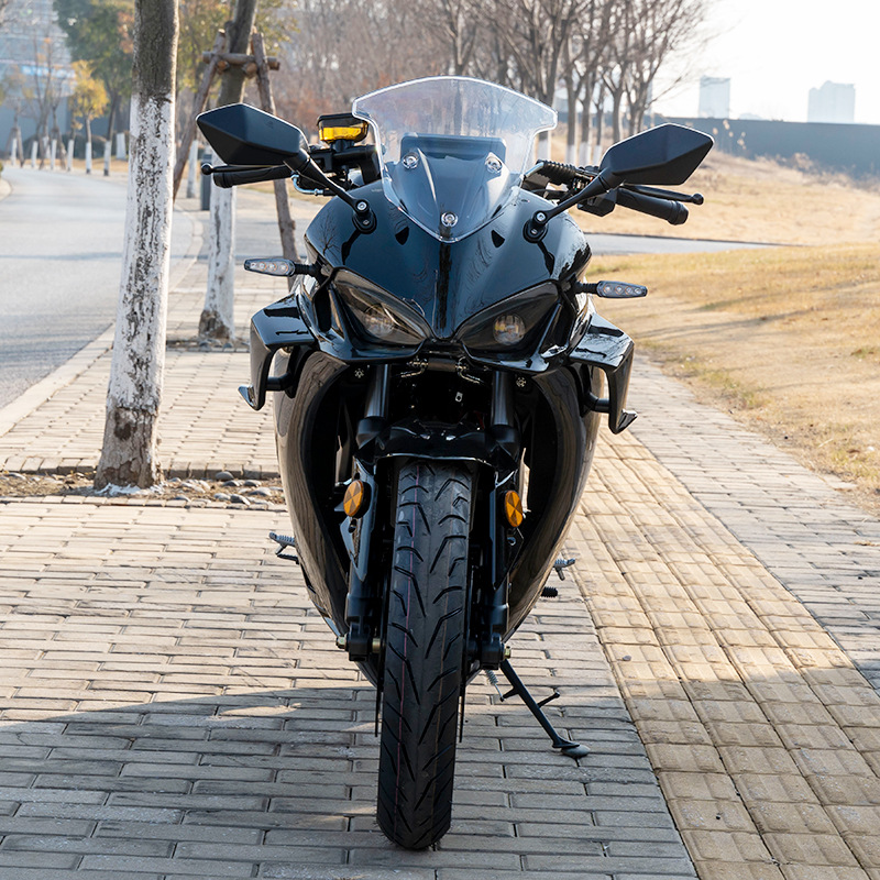 Cross-Border Export Dk200 Brand New Motorcycle Sports Car National Iv Efi Air-Cooled 6-Speed Single-Cylinder Racing Fuel Motorcycle