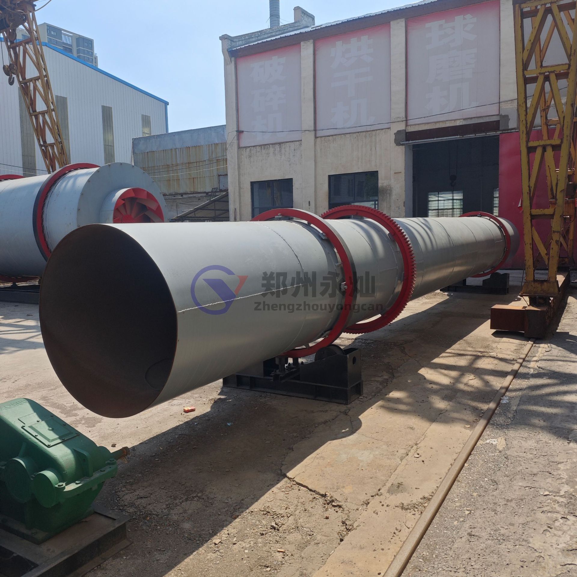 Zinc Oxide Rotary Kiln Secondary Aluminum Ash Treatment Equipment Large High Temperature Calcination Powder Metallurgy Rotary Melting Furnace