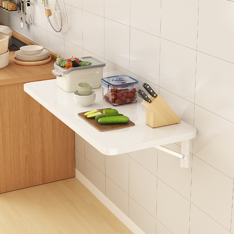 Wall Folding Table Wall Wall Folding Board Wall-Hanging Desk Wall-Mounted Hanging Table Top Storage Rack