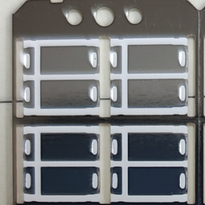 Dongguan LED bracket factory direct 6060 two-color copper PCT material bracket lamp 12 chip bracket