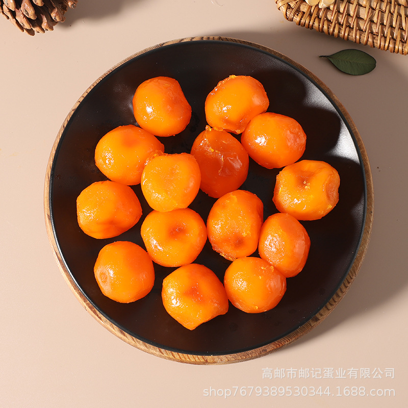 Gaoyou red heart salted duck egg yellow raw salted egg yolk 20 egg yolk crisp rice dumplings Mid-Autumn Festival moon cake baking fillings wholesale