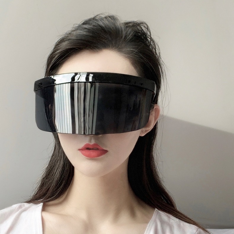 One-piece lens glasses sunglasses protective goggles protective mask epidemic prevention fashion outdoor hat sunglasses