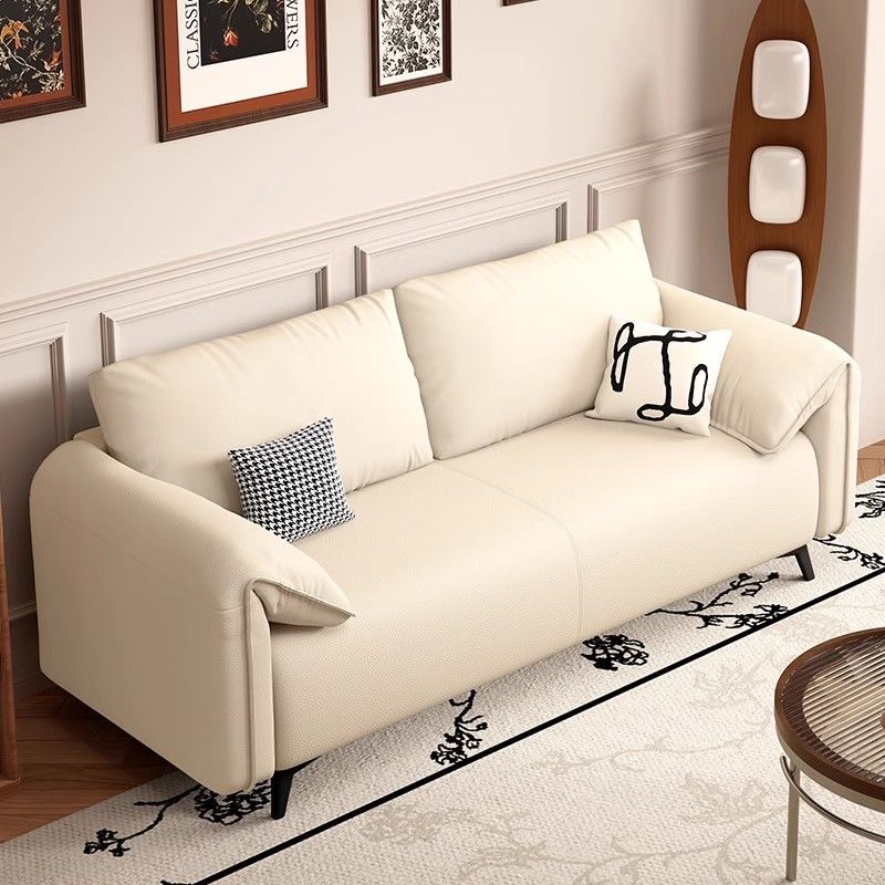 Sofa Living Room Small Apartment Rental Apartment B&B Clothing Store Reception Area New Elephant Ear Fabric Sofa