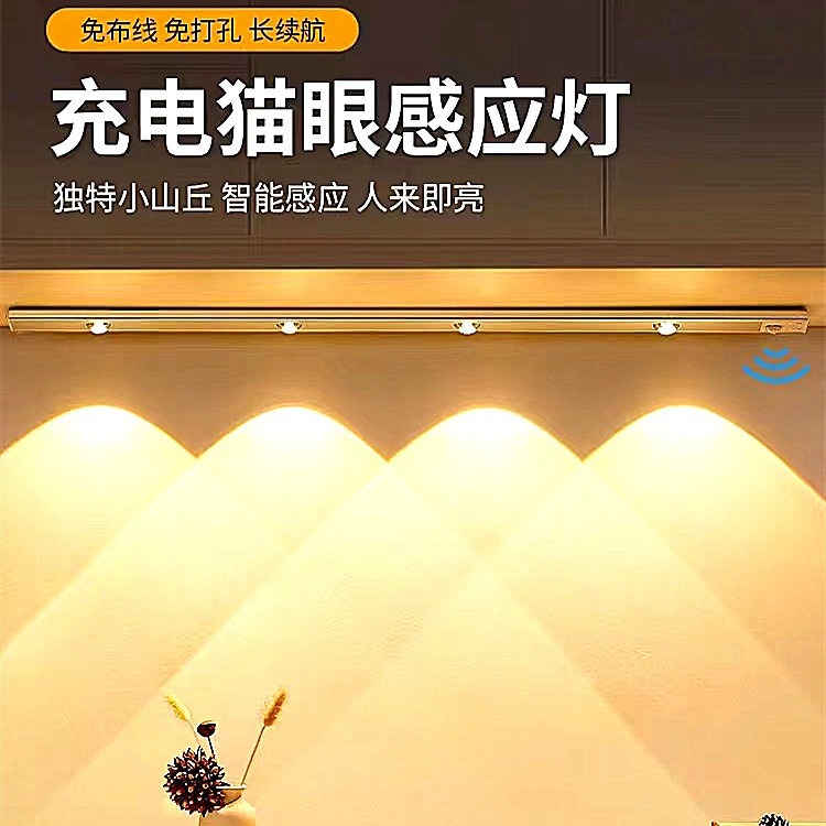 Светильник с сенсором человеческого тела, ультратонкий, самоклеящийся, для шкафа