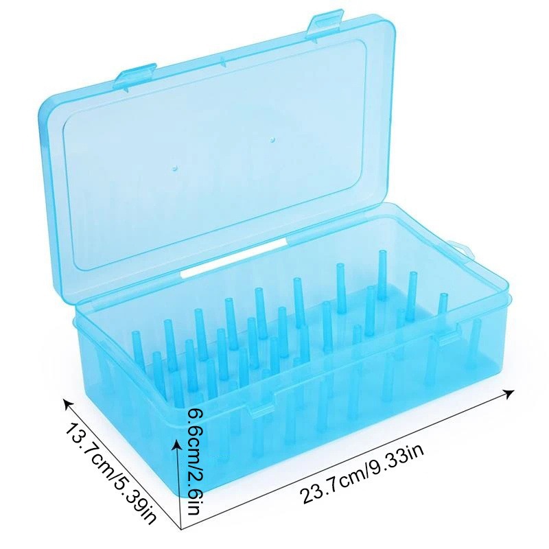 Cross-Border 42-Axis Multi-Functional Embroider Household Needlework Storage Box Pp Plastic Special Sewing Tool Desktop Set Box