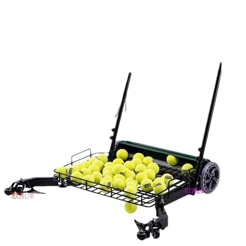 High-Quality Tennis Ball Automatic Pickup Cart, Tennis Ball Picker, Ball Machine, Ball Loading Cart, Basket, Cart, Ball Picking Artifact, Coach Cart