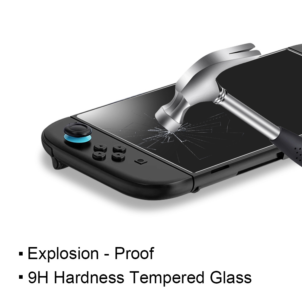 Switch2 Tempered Film Glass Film Ns2 Game Console Tempered Film Anti-Fingerprint Screen Hd Protective Sticker 2 Pieces