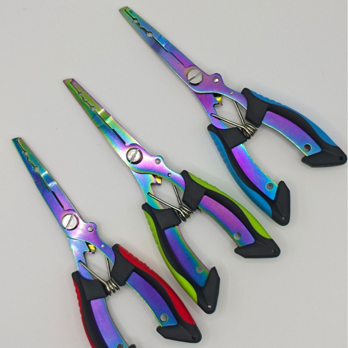 Spot Stainless Steel Color Titanium Two-Color Olecranon Fish Control Pliers Hook Removal Fishing Fishing Pliers Multi-Functional Lure Pliers